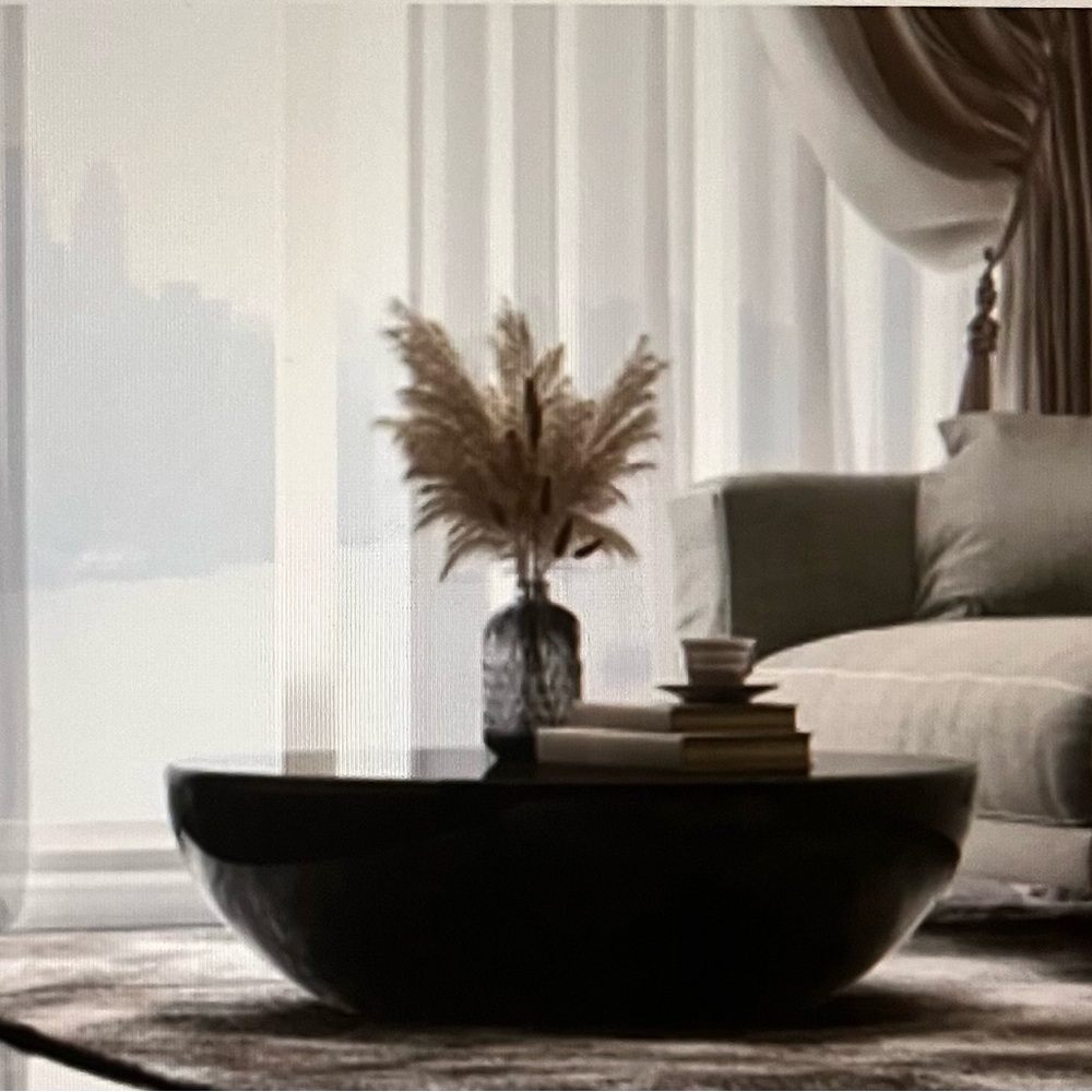 Sheer shirr on rod curtains pair 59 x 84  inches each